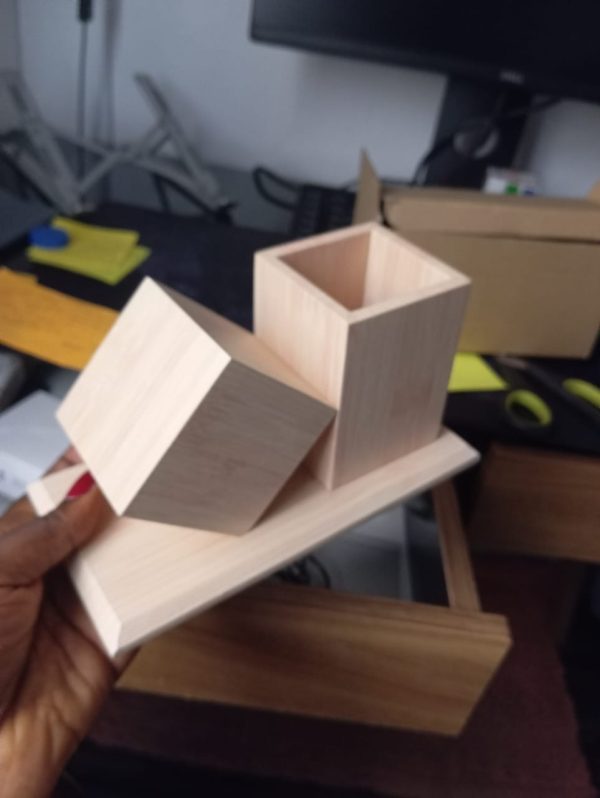 Bamboo timer and Penholder